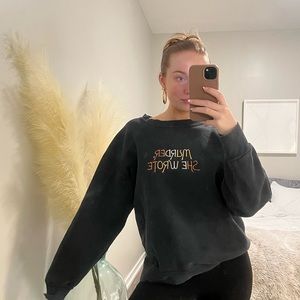 Vintage Graphic Crew Sweatshirt